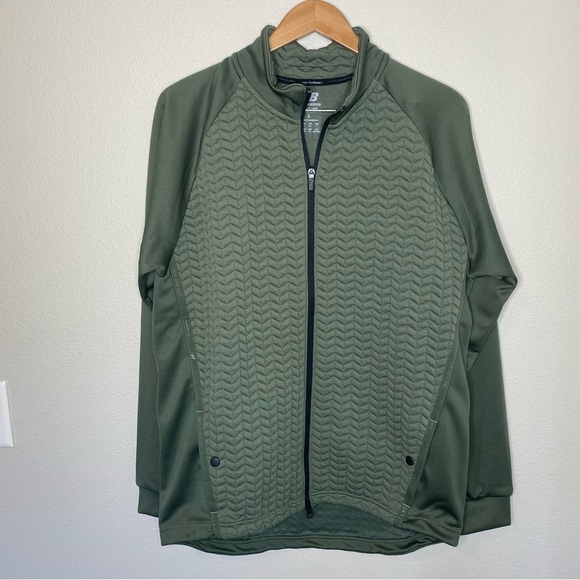 New Balance mens heat loft utility performance full zip jacket large - Picture 3 of 4